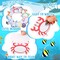 24 Pads Cute Sticky Notes Kawaii Fun Animal Sticky Notes Pads Bulk Cartoon Memo Self Adhesive for Veterinary Gift Office School Tab Animal Party Supplies(Ocean Animals)